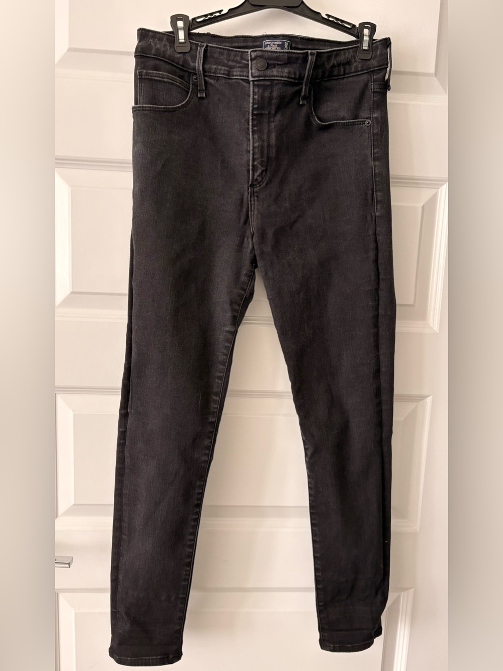 Abercrombie & Fitch Simone High Rise Super Skinny Jeans Black Size 30 10R
